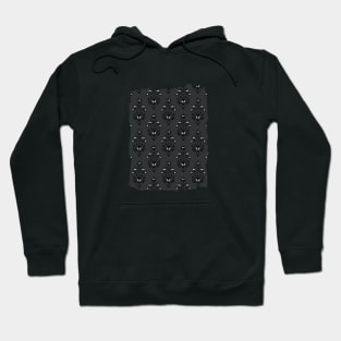 Haunted Mansion Wallpaper Satin Black #Bold Hoodie